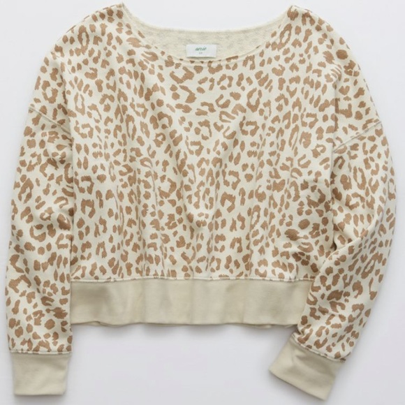 SANDBOX LS TOPS in Sandy Leopard Raw Sienna & Taupe - Picture 10 of 12
